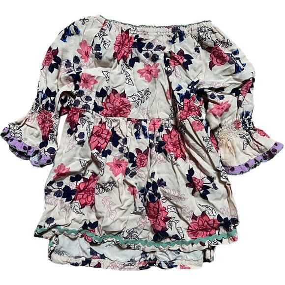 Matilda Jane Other - Matilda Jane Pink and White Floral Long Sleeve Dress Size 4T